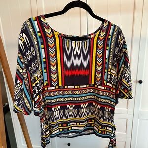 Melissa Paige Petite Side Tie Top - Petite Medium